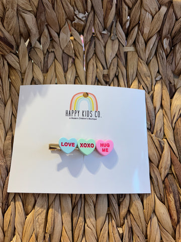 Candy Hearts Clip