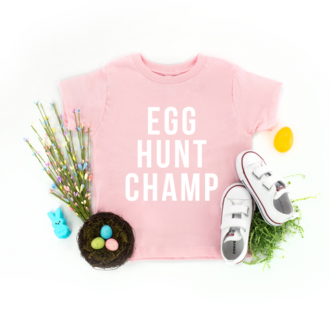 Egg Hunt Champ Tee Pink
