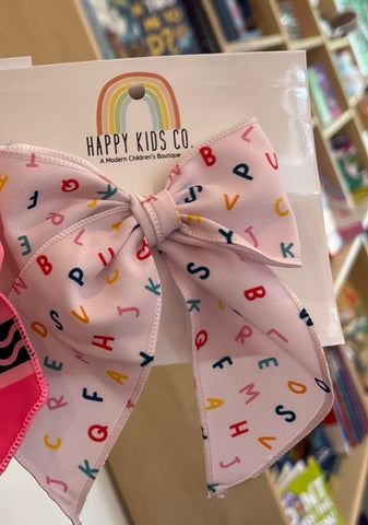 ABC Hand Tied Bow