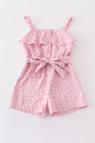 Pink Dot Romper