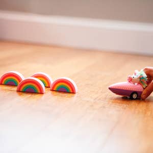Unicorn + Rainbow Mini Bowling Game