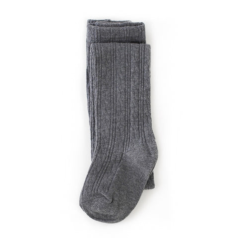 Charcoal Grey Knit Tights