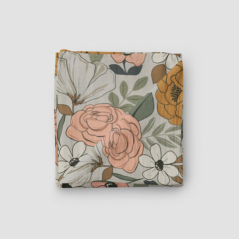 Hunter Rae Floral Swaddle