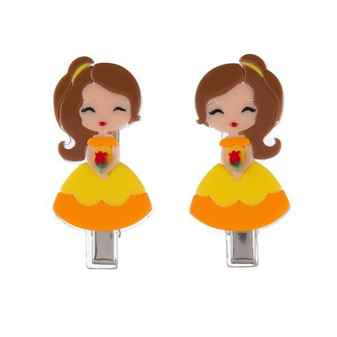 Yellow Dress Princess Clip Set