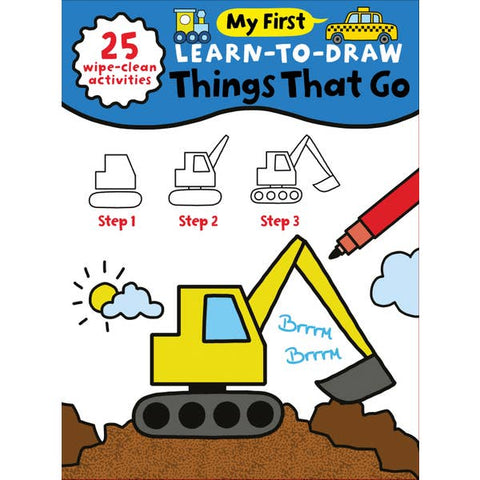 My First Learn To Draw: Things That Go Drawing Book