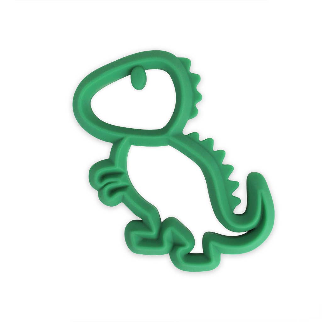 Chew Crew™ Silicone Baby Teether Dino