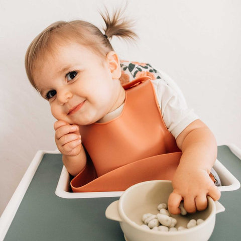 Clay Silicone Bib